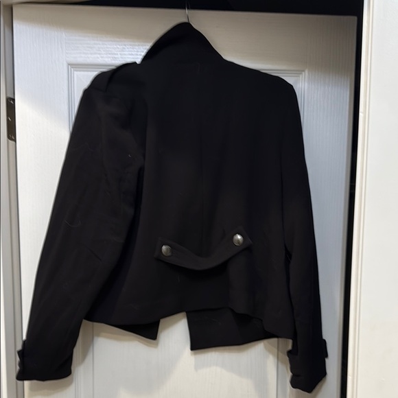 Universal Standard Black Lined Ponte Blend Rivington Military Style Blazer NWOT - Picture 4 of 6
